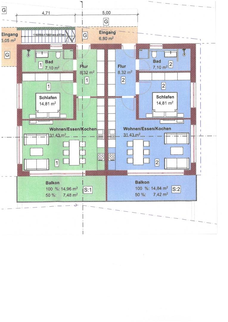 2 Zimmerwohnung Steigen (KFW-Förderfähig) -